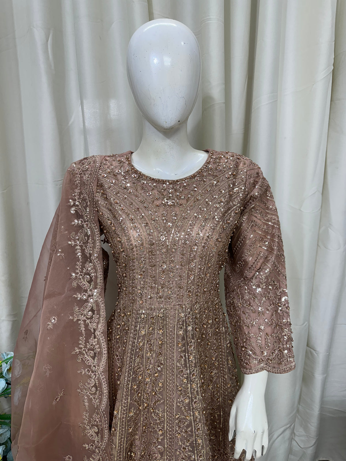 FG183 Maxi Organza Pink