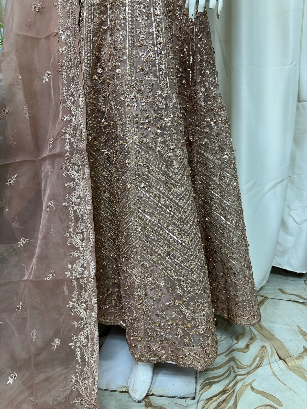 FG183 Maxi Organza Pink