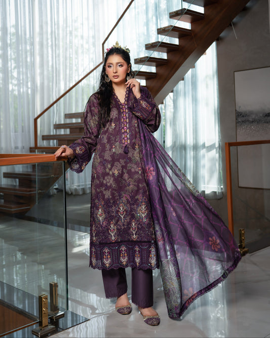 Munira Lawn Purple
