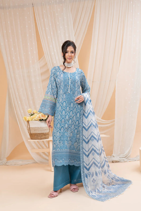 Munira Lawn Blue