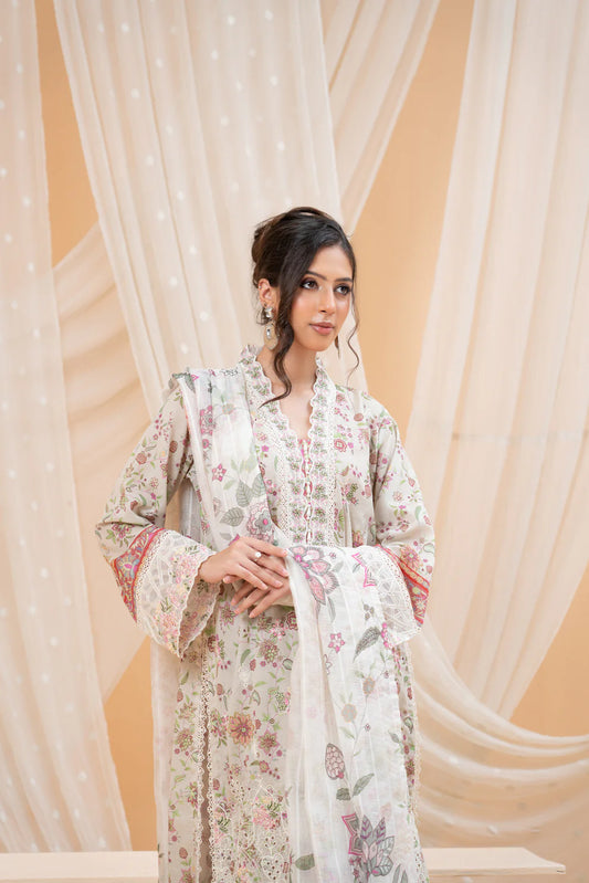 Munira Lawn Off White