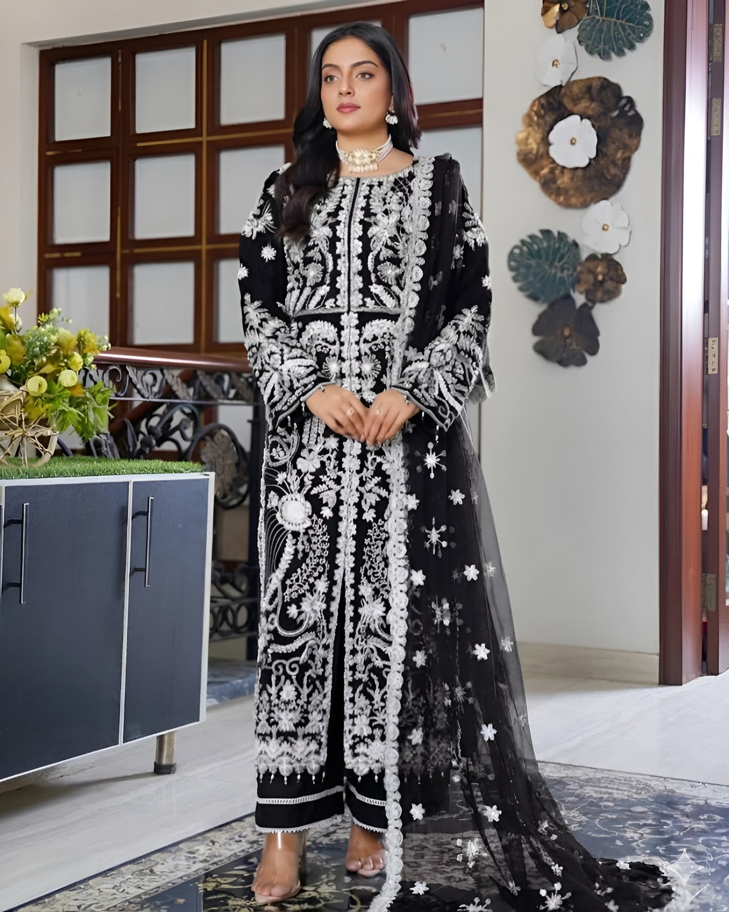SJ3615 Organza Black