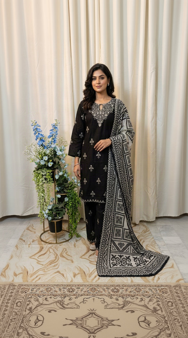 SG729 Viscose Black