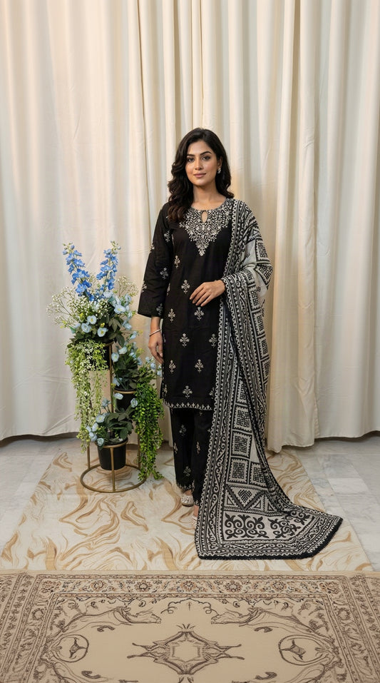 SG729 Viscose Black