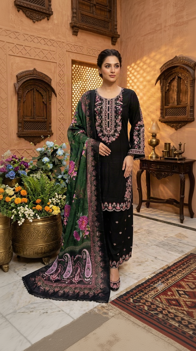 SG6482 Viscose Black