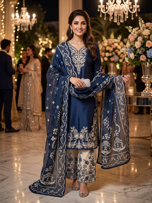 SG1107 Viscose Palazzo Zinc