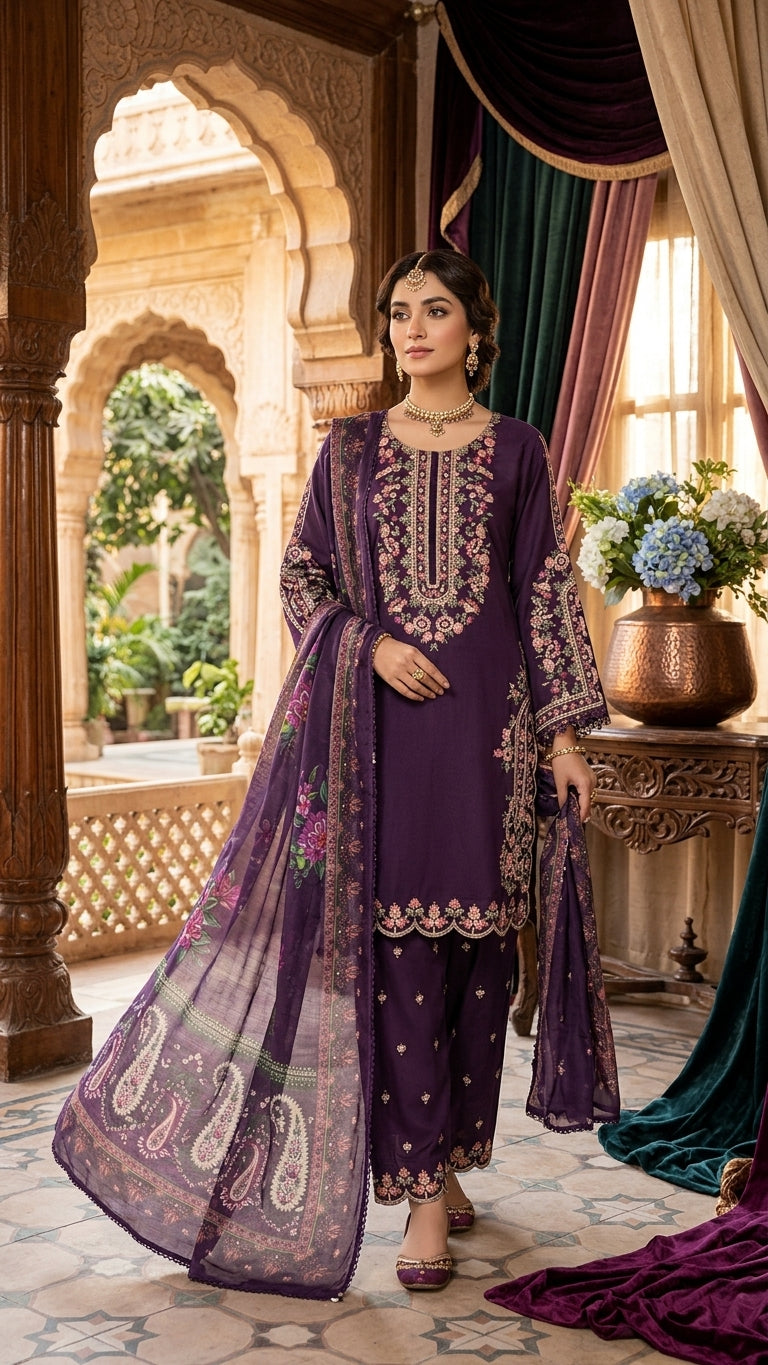 SG6482 Viscose Purple