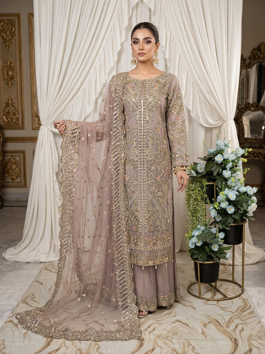 SJ3558 Net Light Mauve