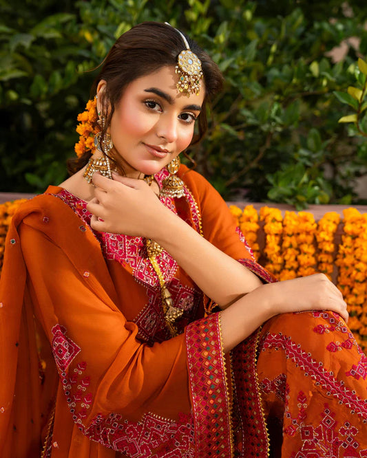 KC Hayat 494 Pumpkin Orange