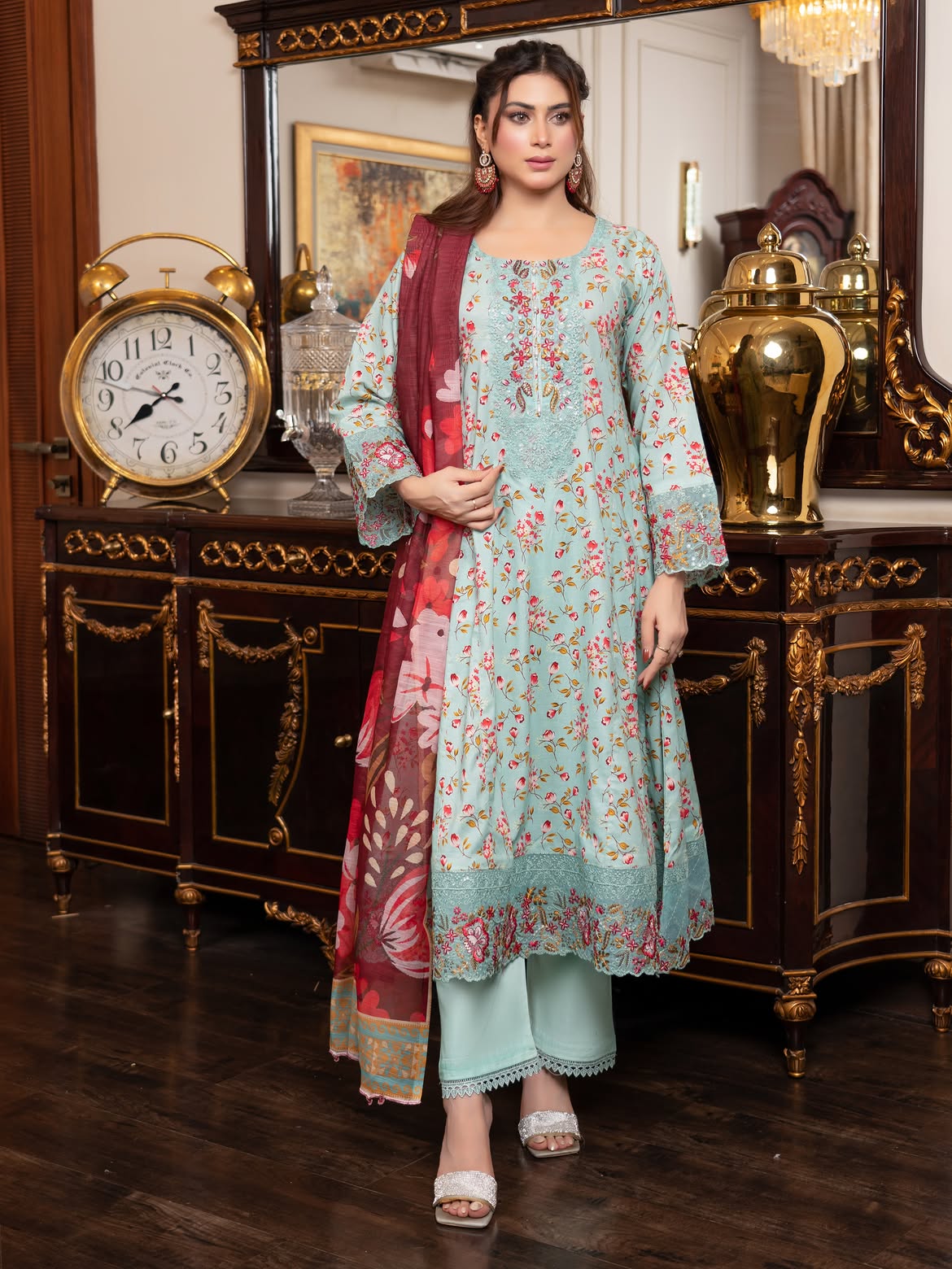 Munira Lawn Frock Frozi