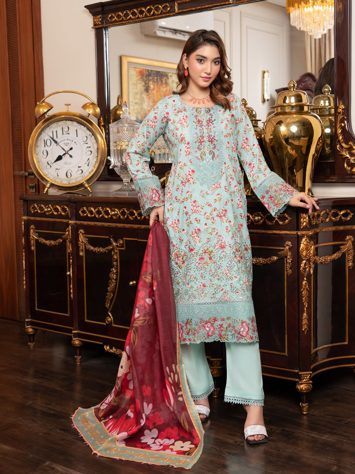 Munira Lawn Shirt Frozi