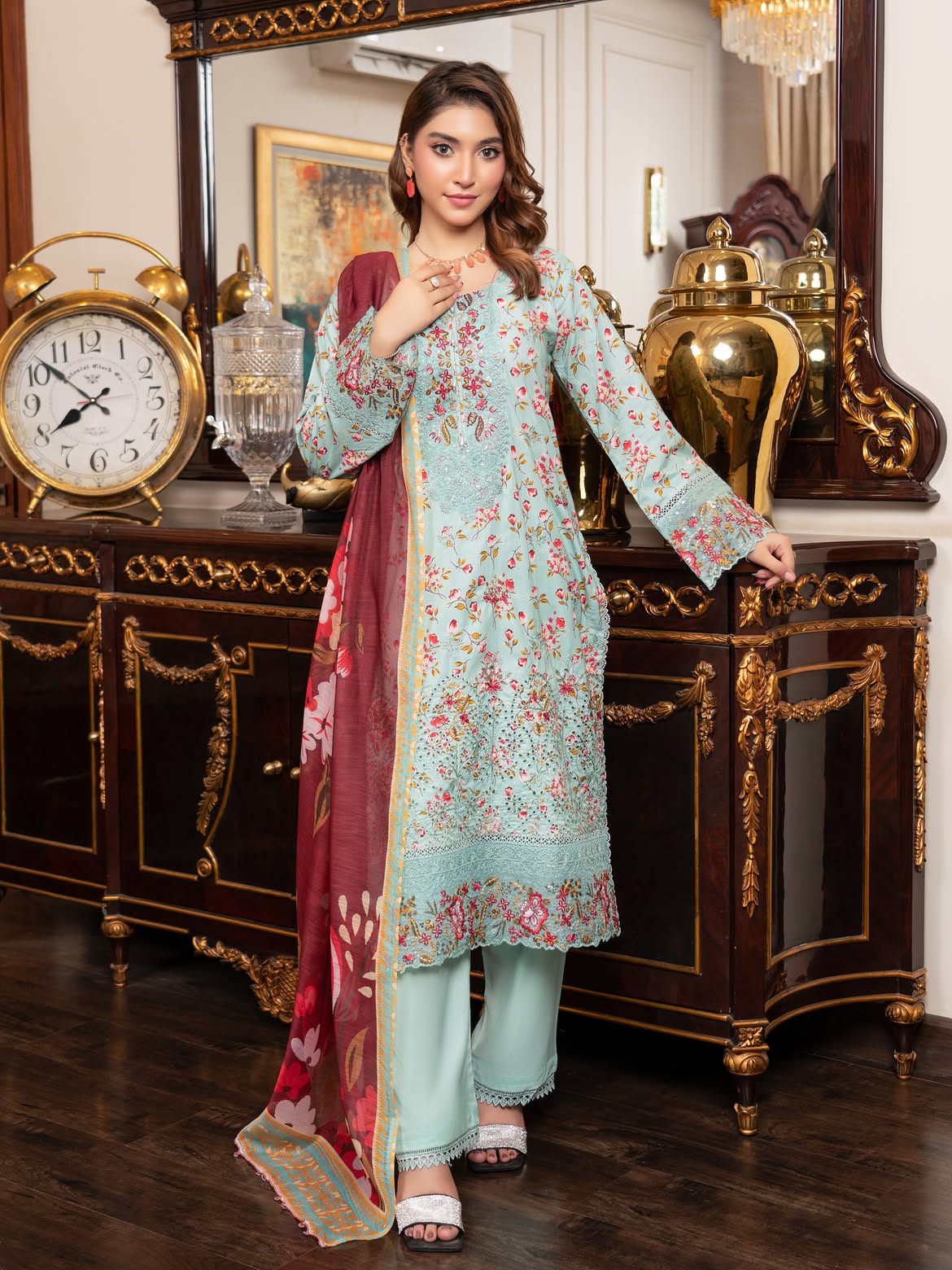 Munira Lawn Shirt Frozi