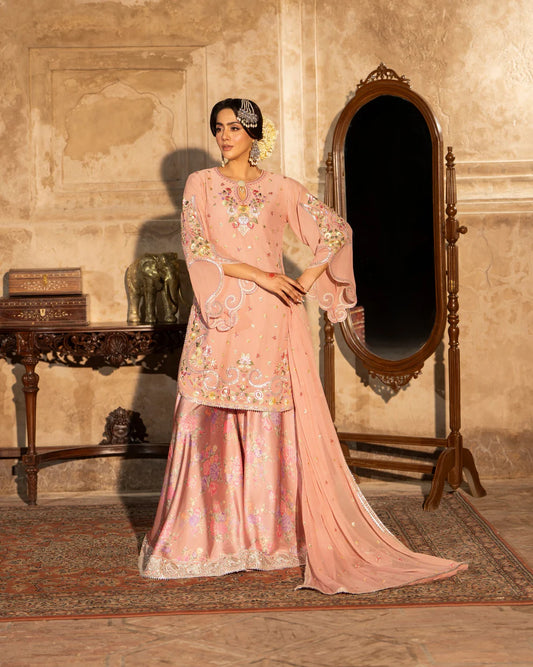 Karma Saj Dhaj 524 Baby Pink