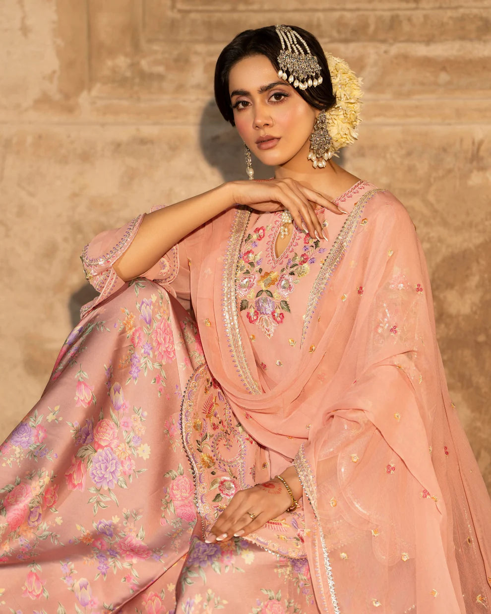 Karma Saj Dhaj 524 Baby Pink