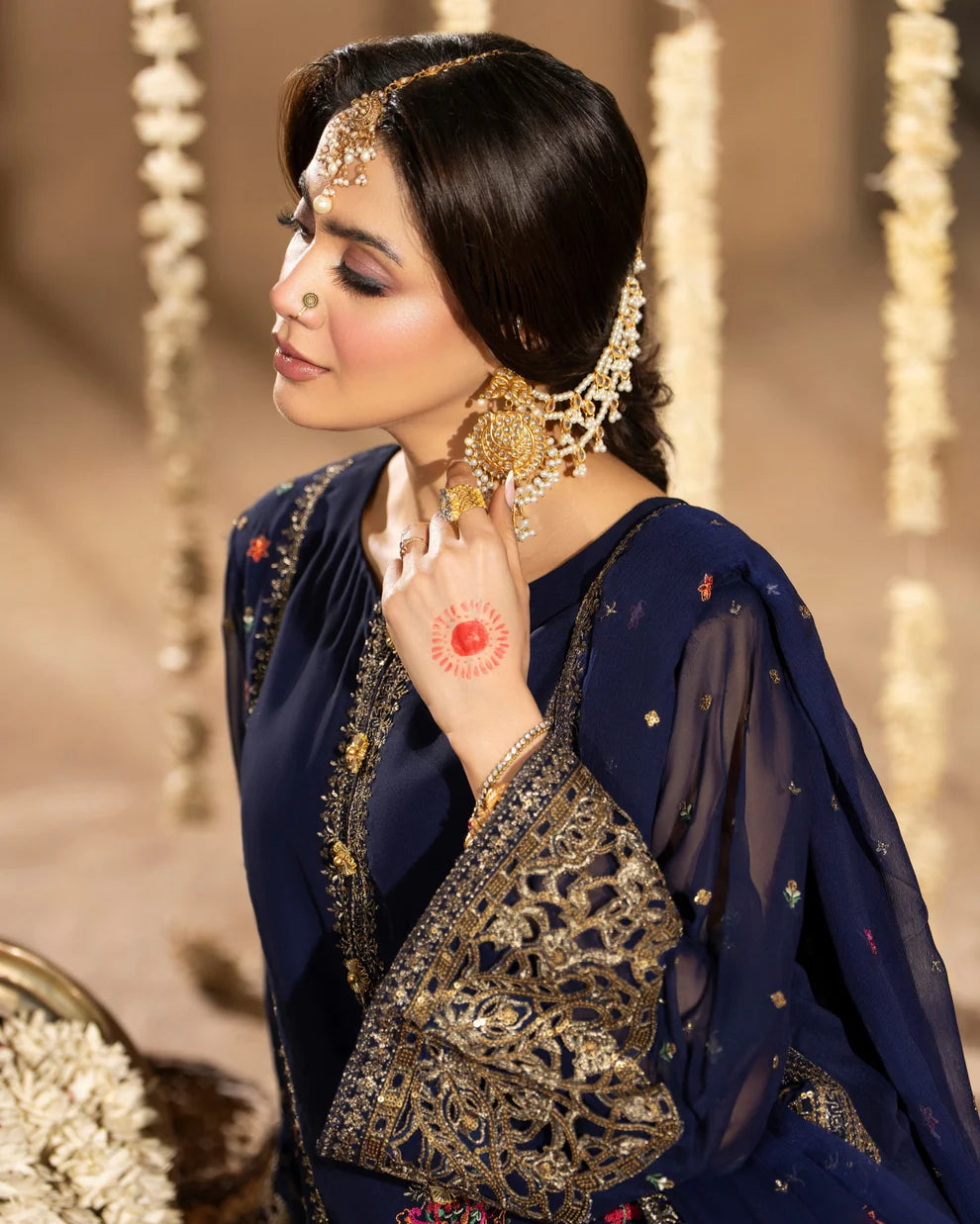 Karma Saj Dhaj 521 Navy Blue