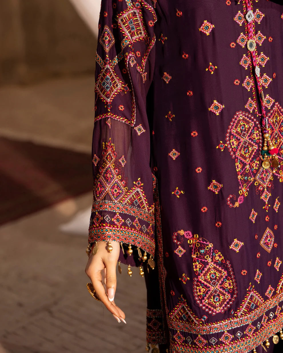 Karma Saj Dhaj 527 Plum