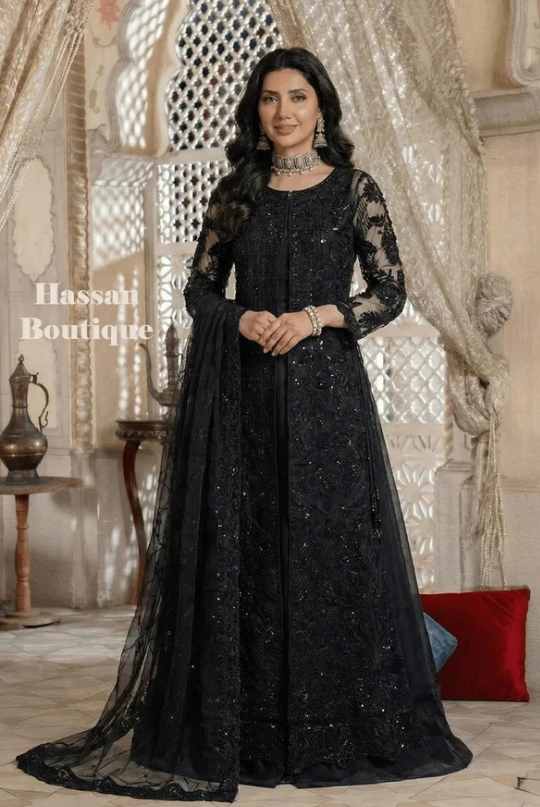 FG151 Lehenga Black