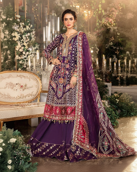 B1786 Chiffon Purple