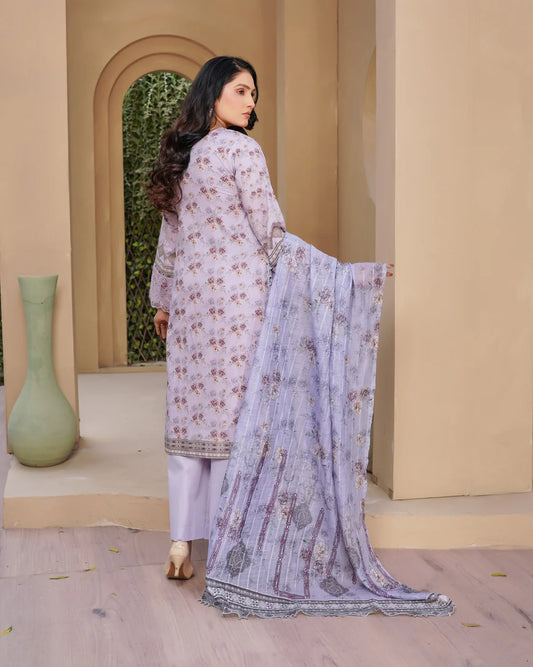 SG2401  Munira Noor vol Lawn Leavander