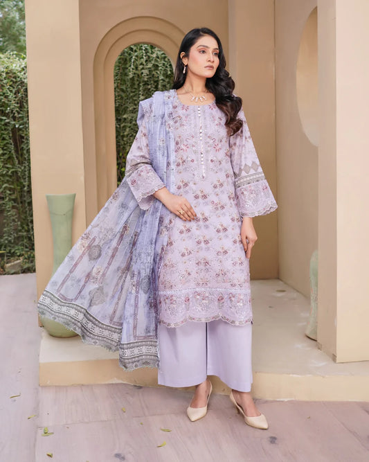 SG2401  Munira Noor vol Lawn Leavander