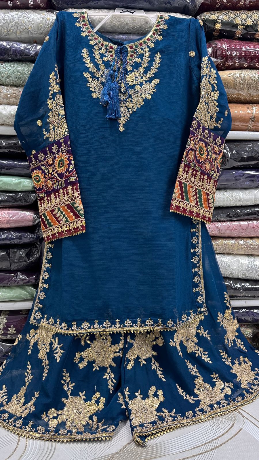 SG004 Chiffon Palazzo Mummy & Me Zinc