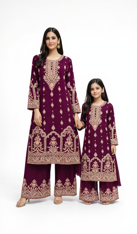 SG1623 Chiffon Mother & Daugther Margenda