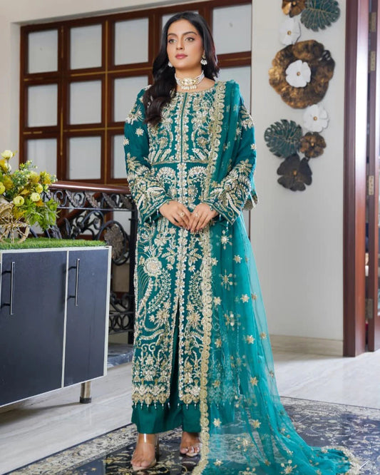 SJ3615 Organza Green