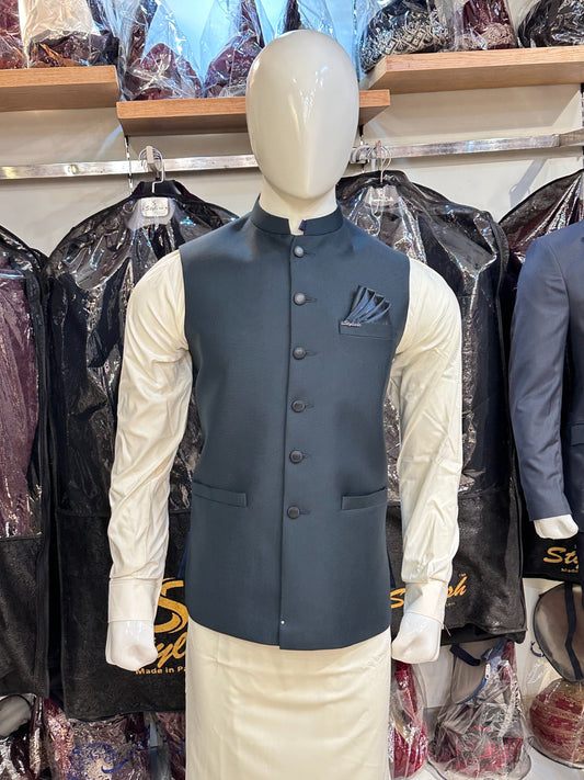 Royal Blue Suiting Waistcoat WS-2037