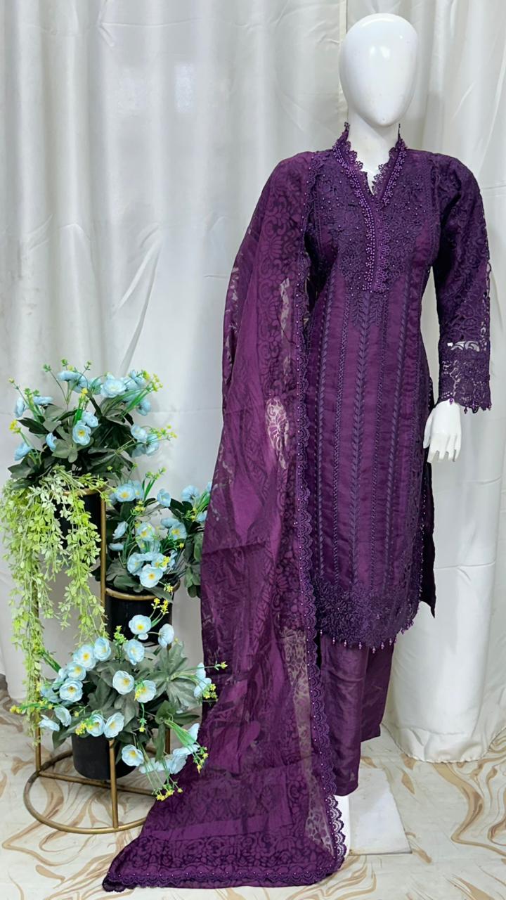 SG2573 Organza Purple