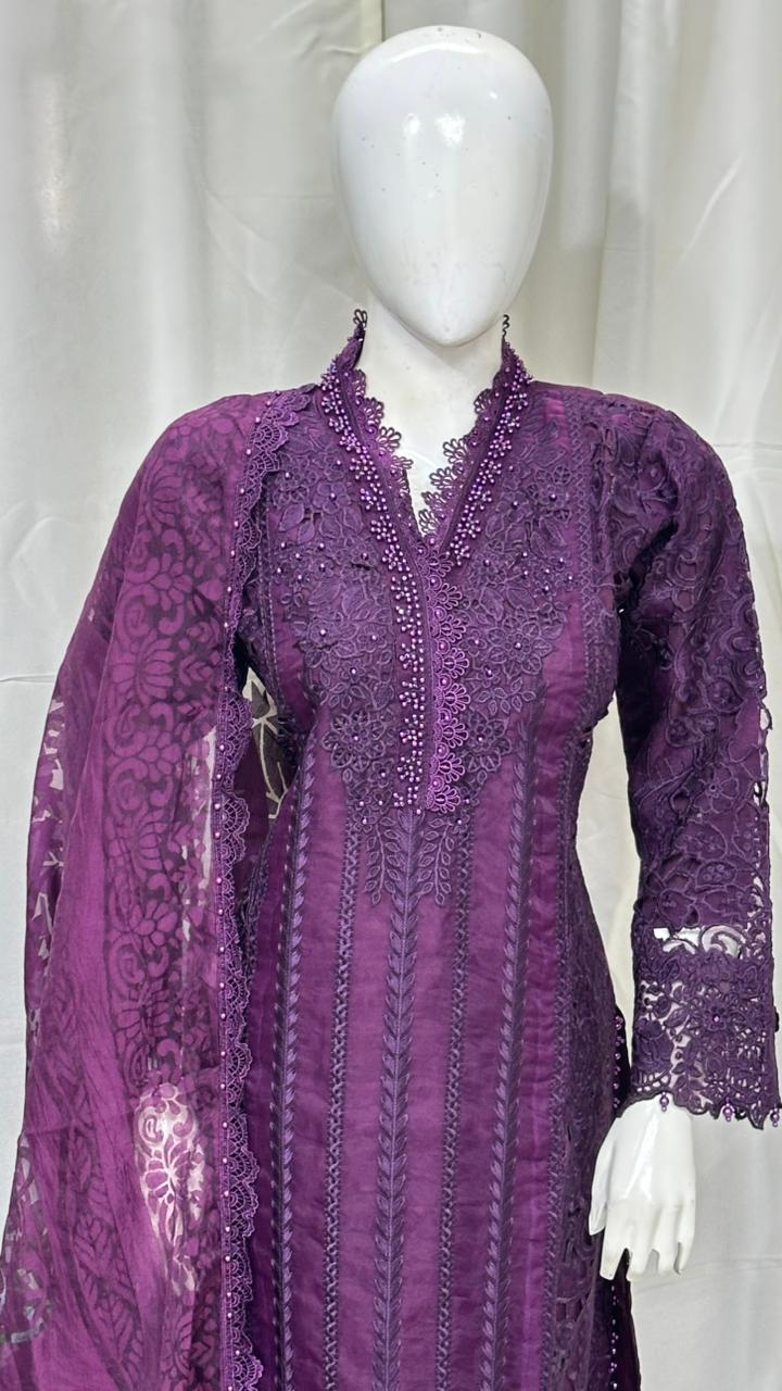 SG2573 Organza Purple
