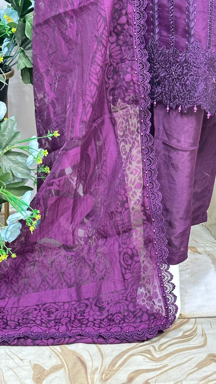 SG2573 Organza Purple