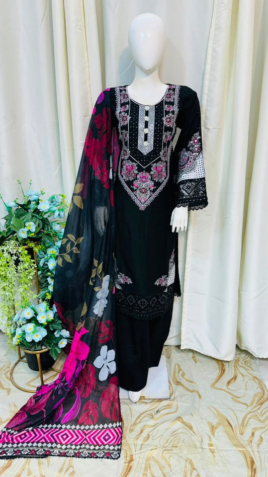 SG2637 Viscose Black