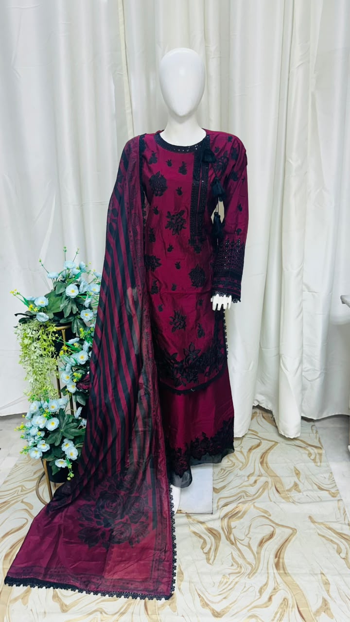 KC1541 Viscose Red