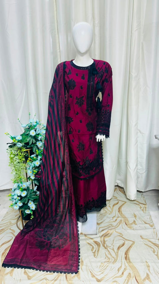 KC1541 Viscose Red