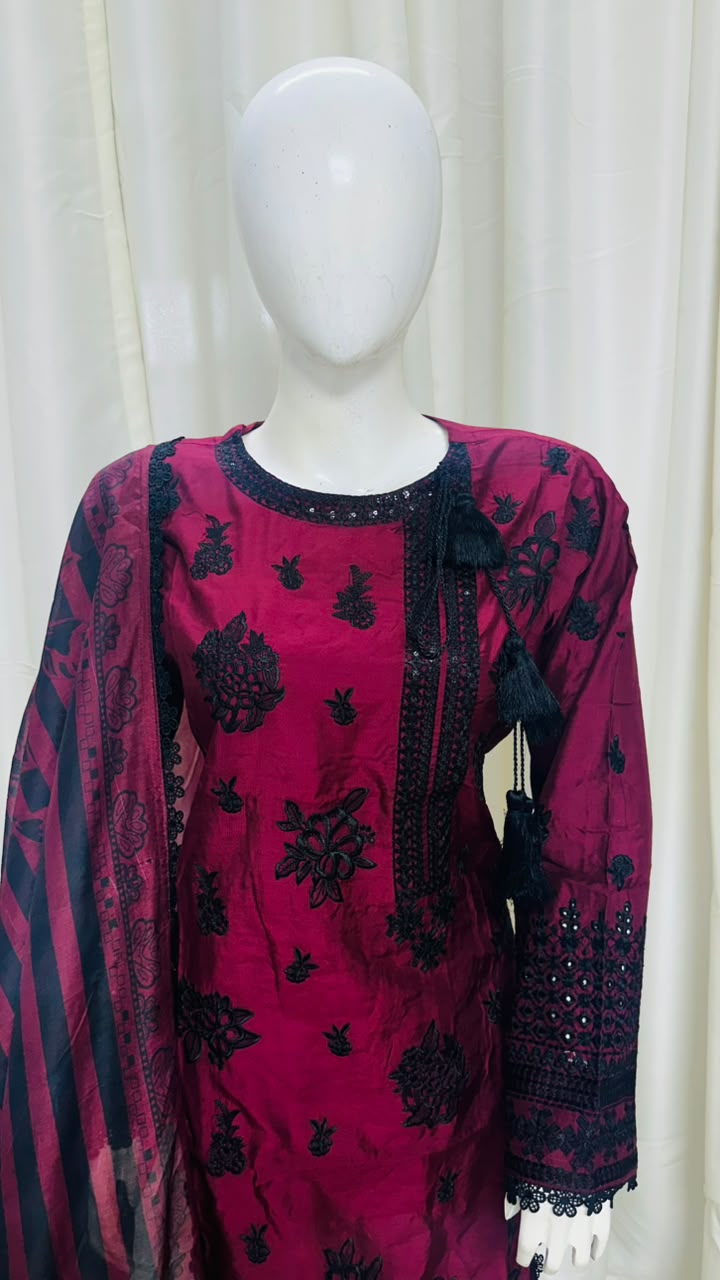 KC1541 Viscose Red