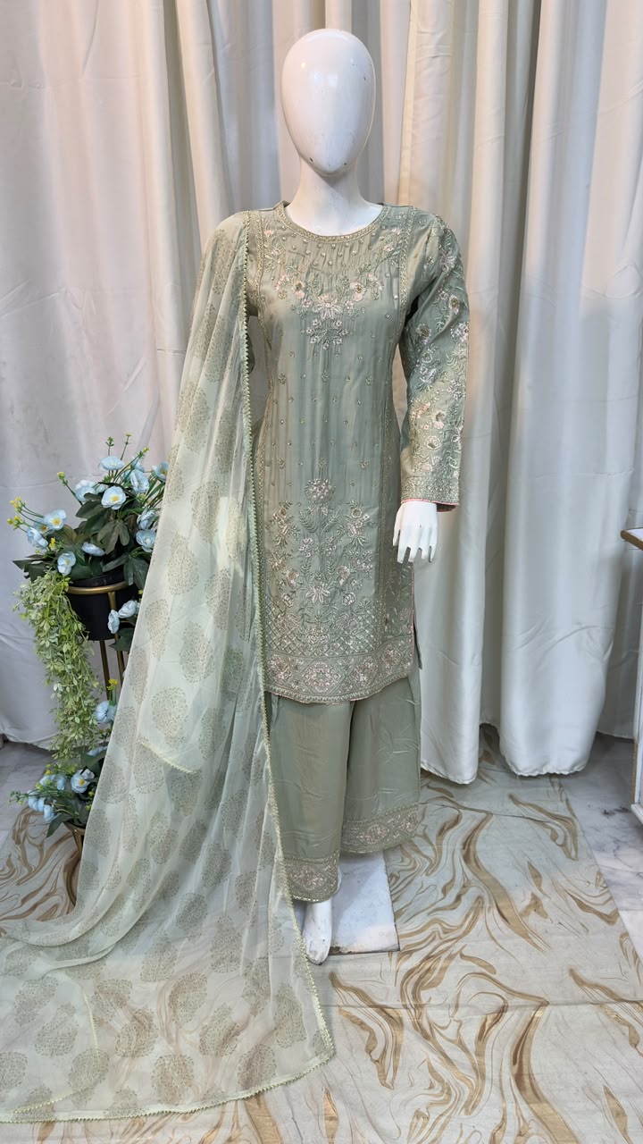 SG730 Viscose Pistachio Green