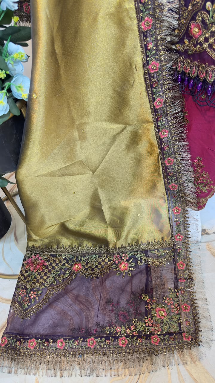 SJ284 Chiffon Purple