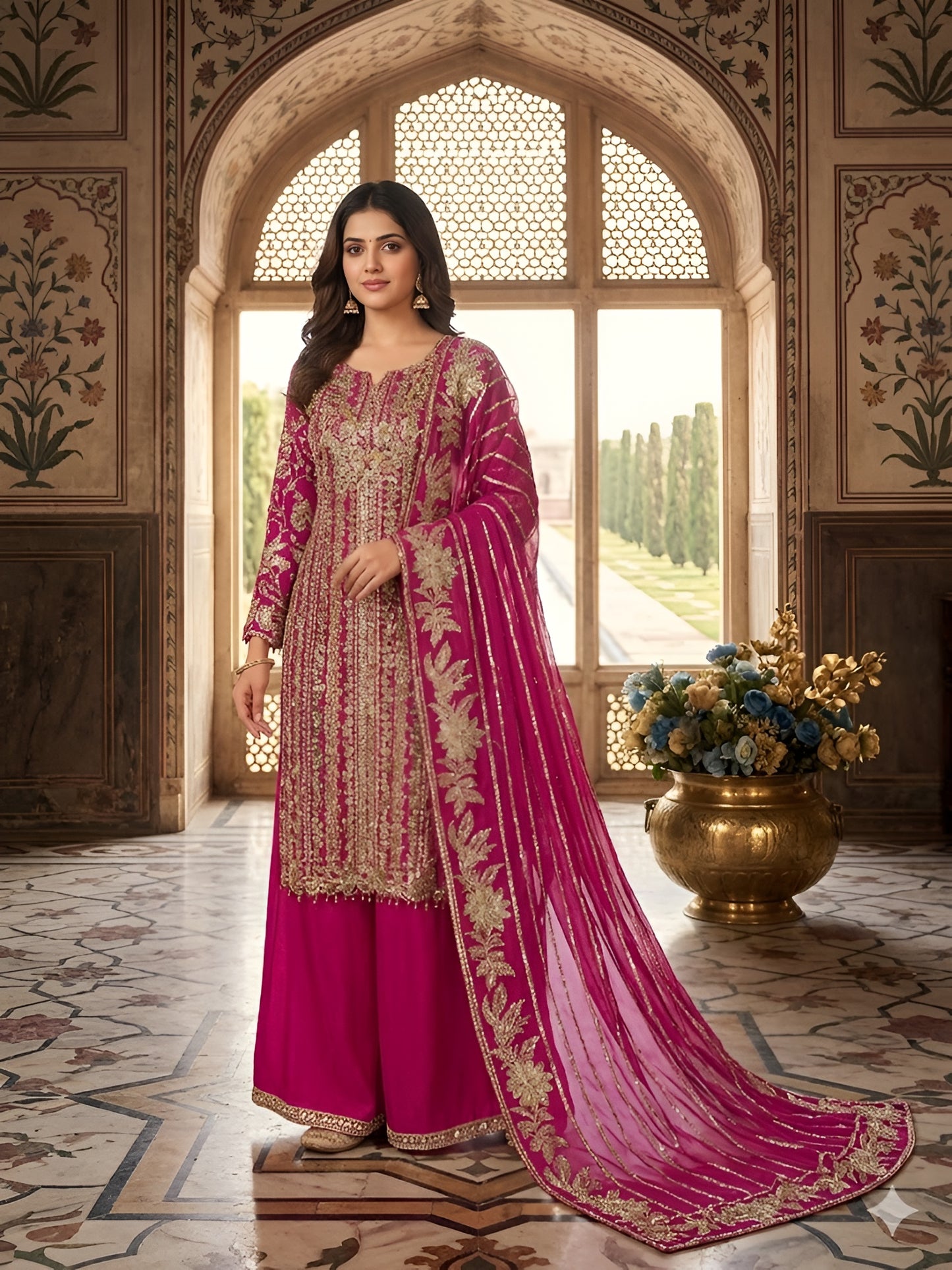 SJ3627 Chiffon Pink