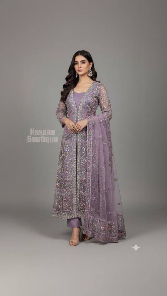 FG114 Open Gown Style Maxi Lilic