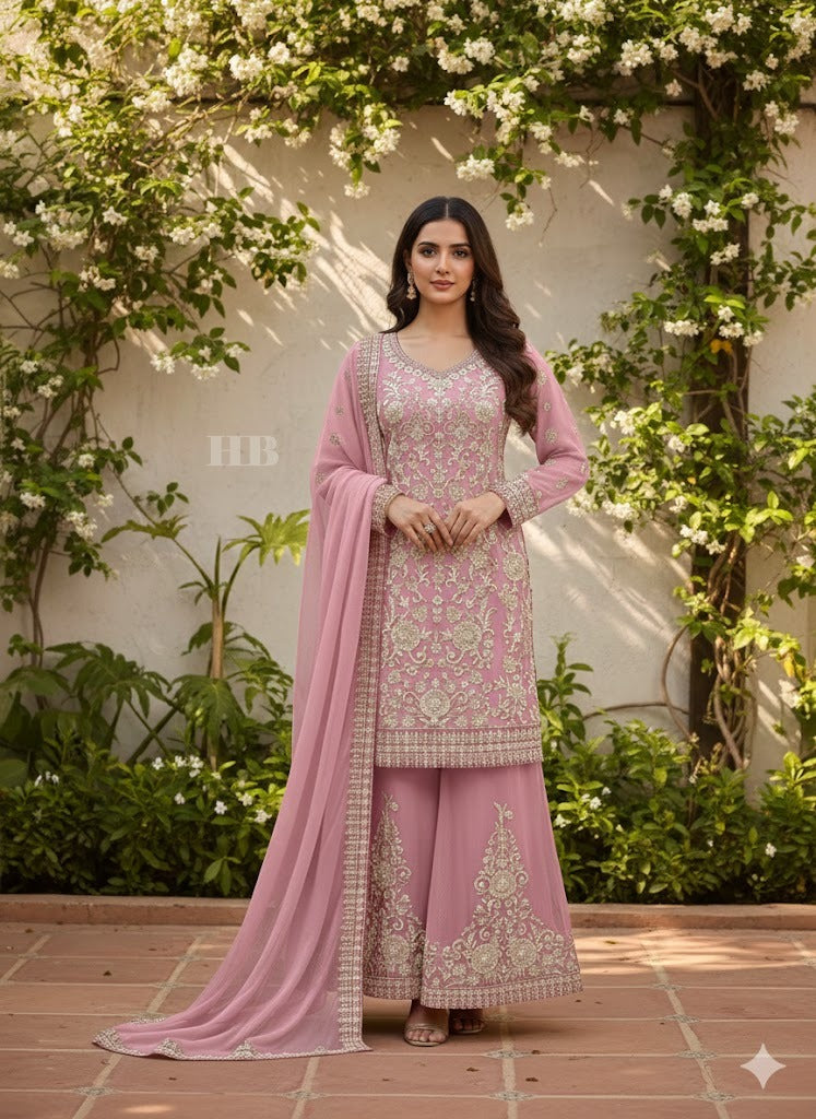 SG1846 Chiffon Short Shirt Pink