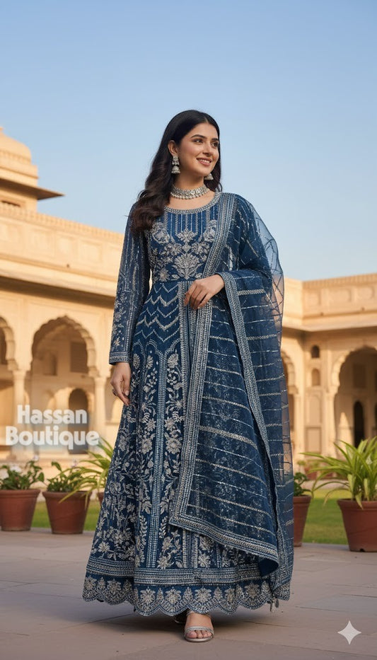 FG145 Gown Style Maxi Zinc