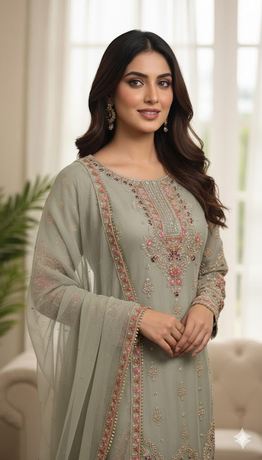 SG1623 Chiffon Skin Sand