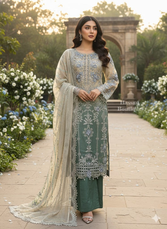 SJ3596 Chiffon Beige Mint