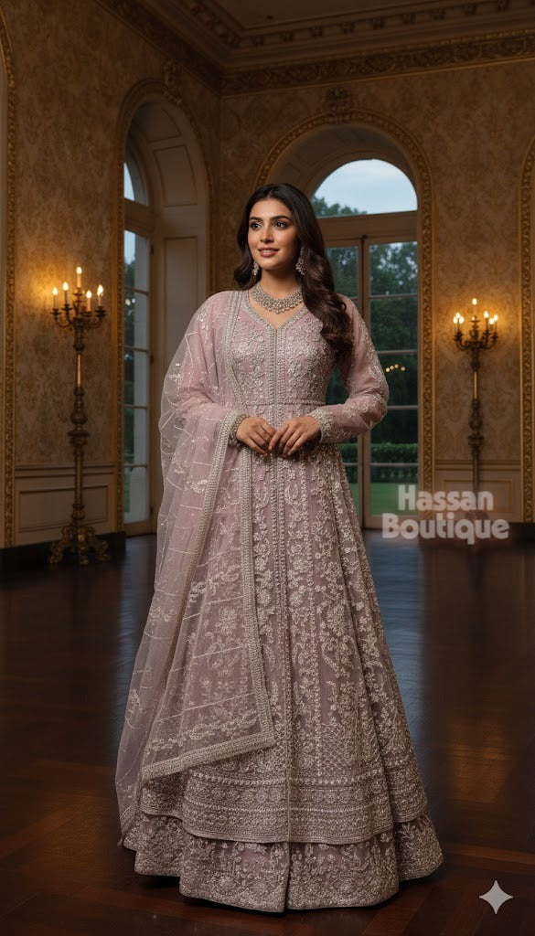 FG154 Gown Style Maxi Pink