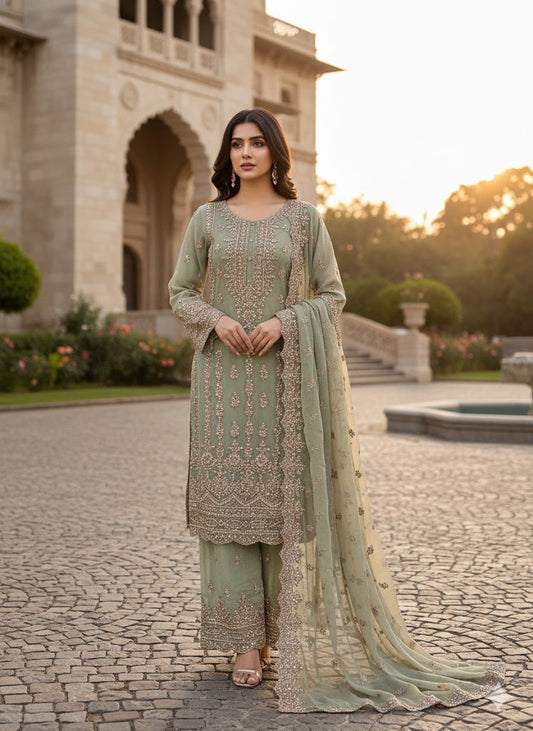 SG1801 Chiffon  Beige